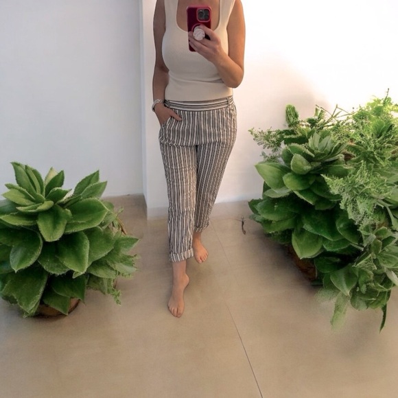 NWT-Splendid Navy Pinstripe Pants XL - Picture 2 of 10